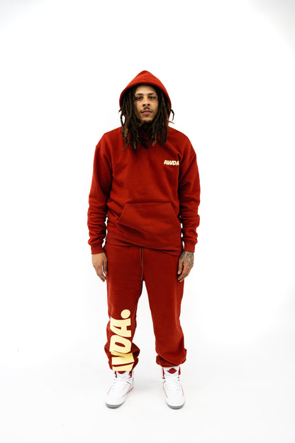 AWDA (BURGUNDY) SWEAT SUIT