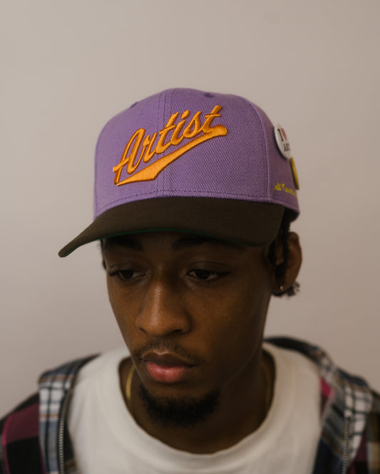 Artist Snapback  (Purple & Orange, Yellow)