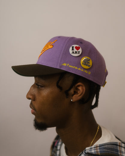 Artist Snapback  (Purple & Orange, Yellow)